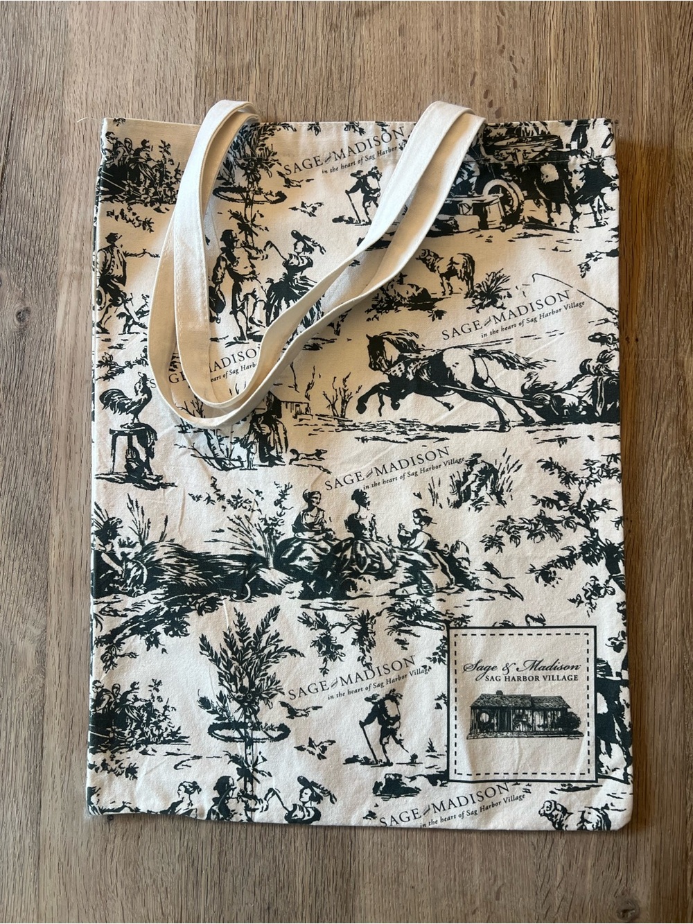 Sage & Madison 2025 Hampton Classic Limited Edition Canvas Equestrian Tote Bag